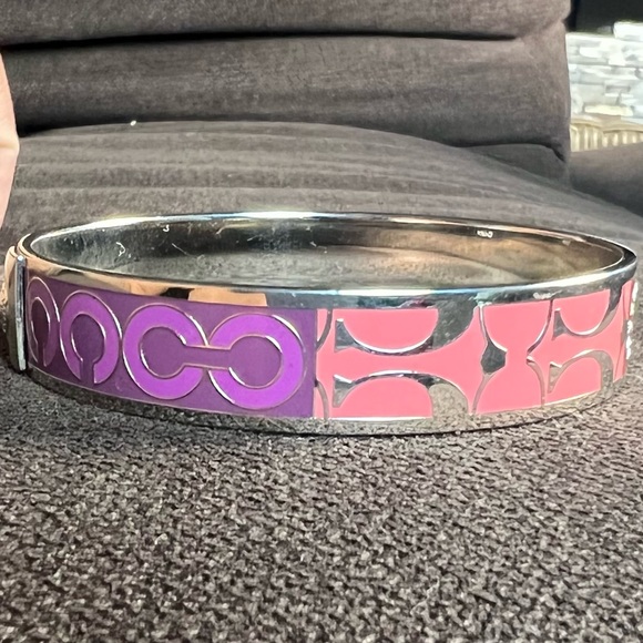 Coach OP ART a Multi Colored C Bangle Bracelet - Picture 6 of 15